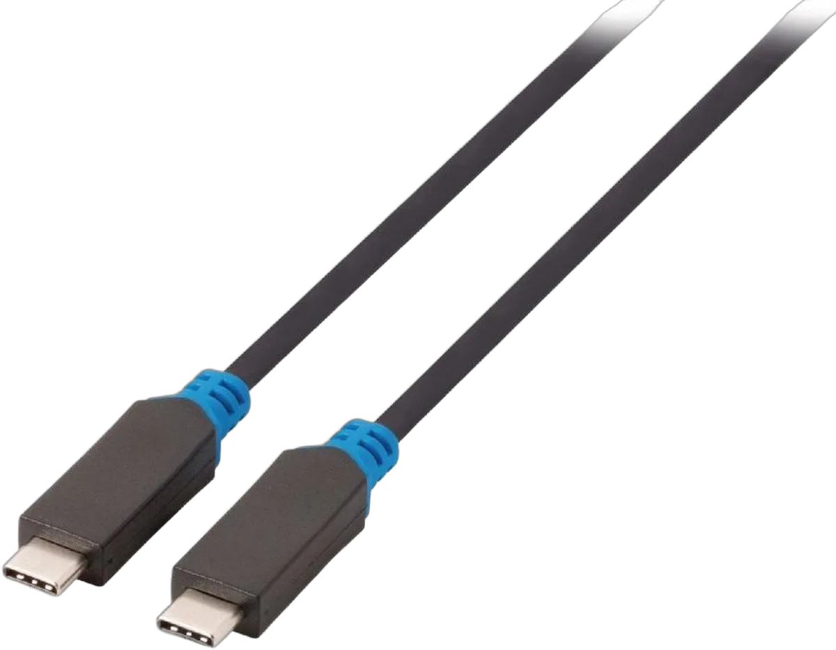 Câble USB-C 3.1 mâle/mâle - 1m - Gris, vue 1