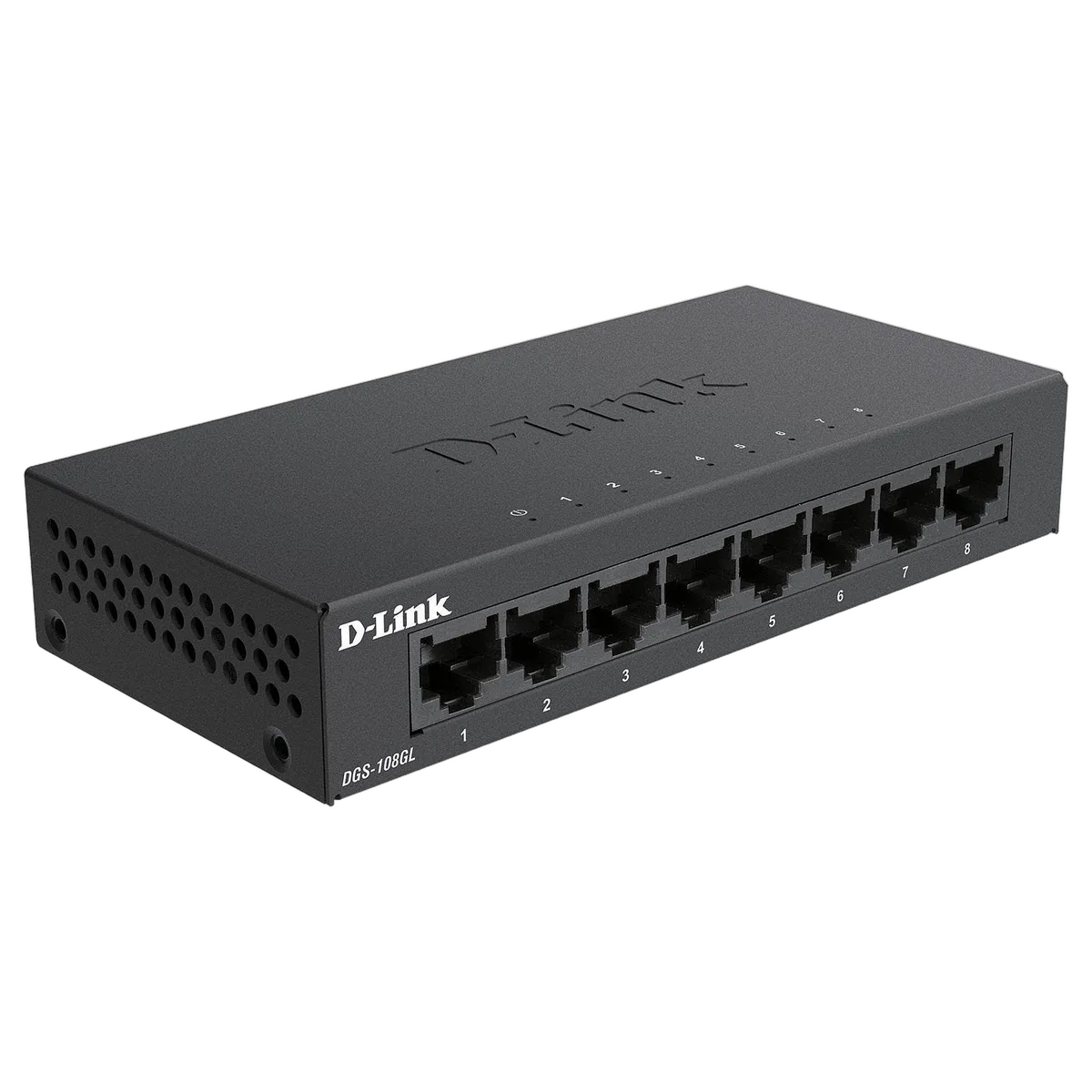 D-Link DGS-108GL, vue 1