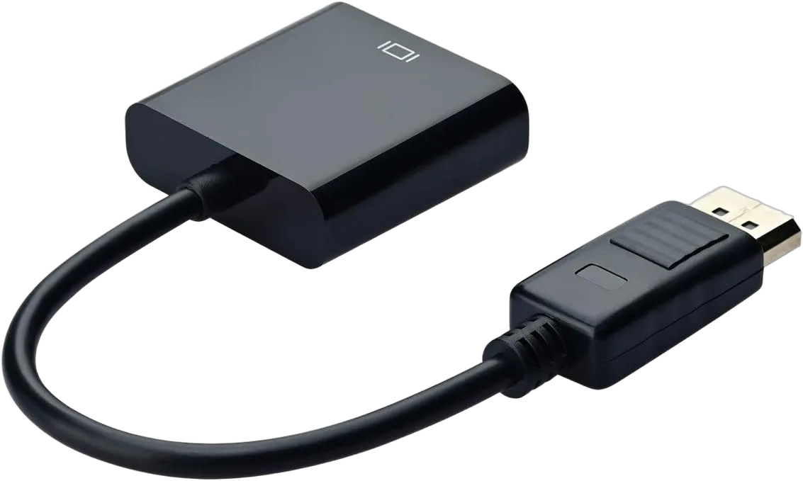 MCL Samar Câble DisplayPort/DVI mâle/femelle - 14cm - Noir, vue 1