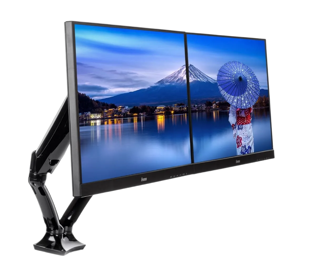 Iiyama DS3002C-B1 Bras pneumatique pour deux moniteurs bureautiques 27" max-Seconde Vie, vue 8