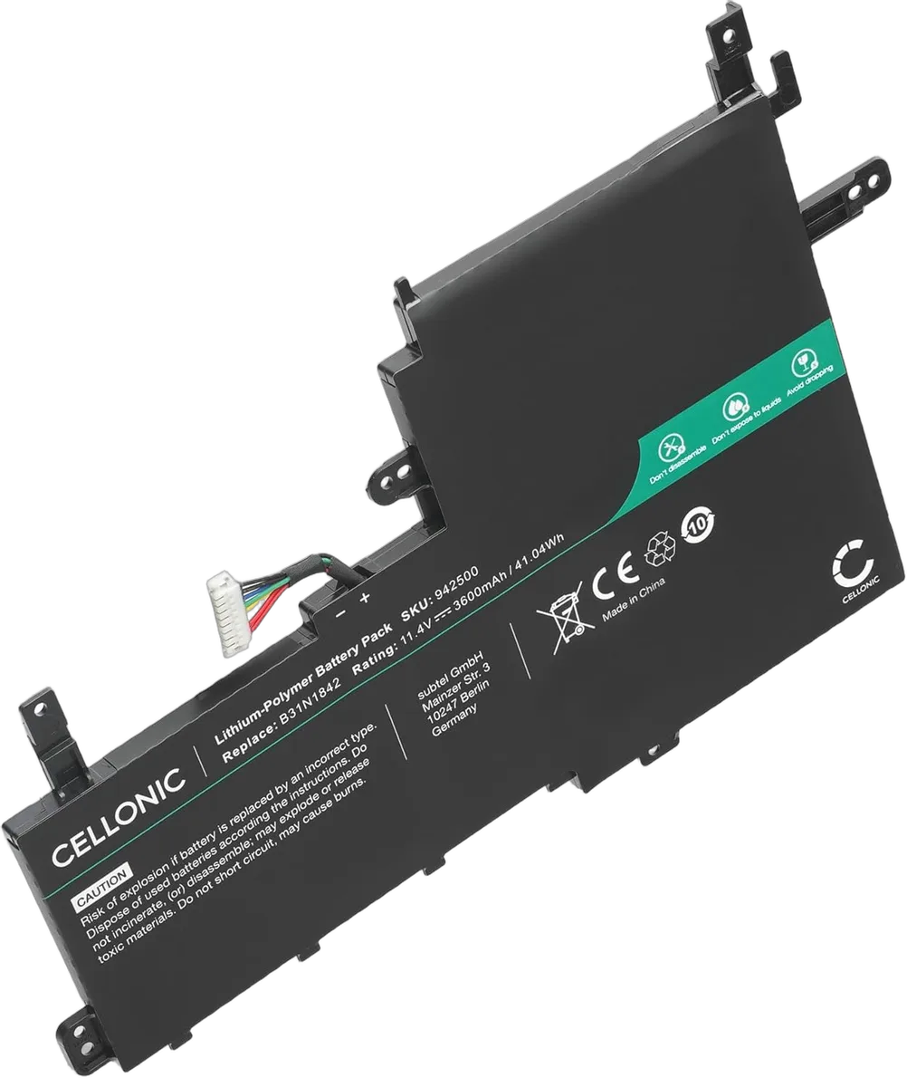 Compatible CELLONIC Batterie Compatible avec ASUS VivoBook 15, vue 1