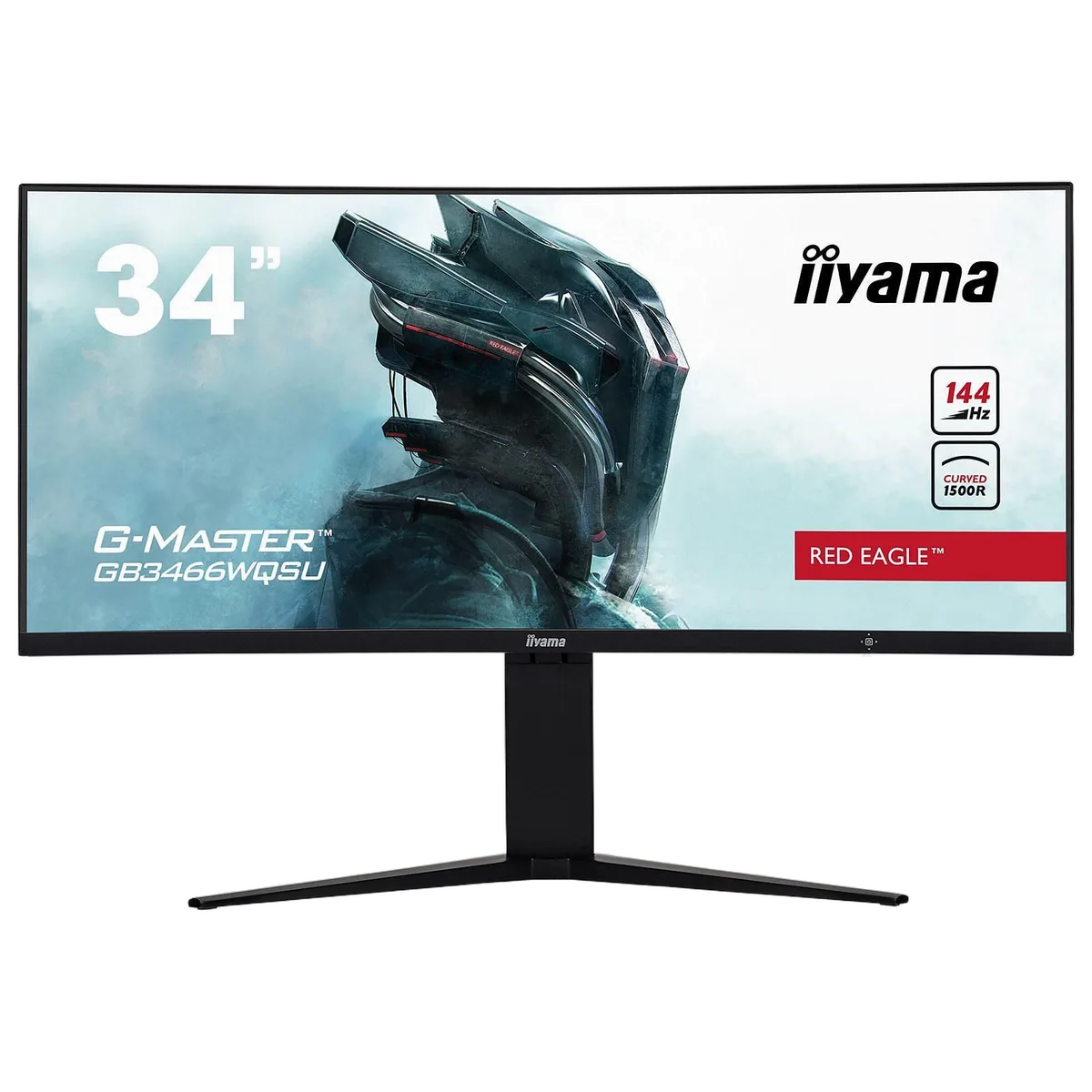 Iiyama G-Master Red Eagle Curved GB3466WQSU-B1-Seconde Vie, vue 1