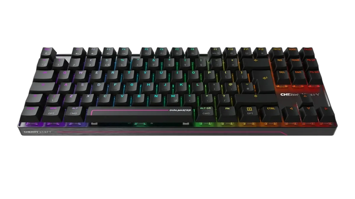 Cherry MX 8.2 Pro TMR TKL - Magnétique - Sans-Fil - RGB - Noir, vue 5