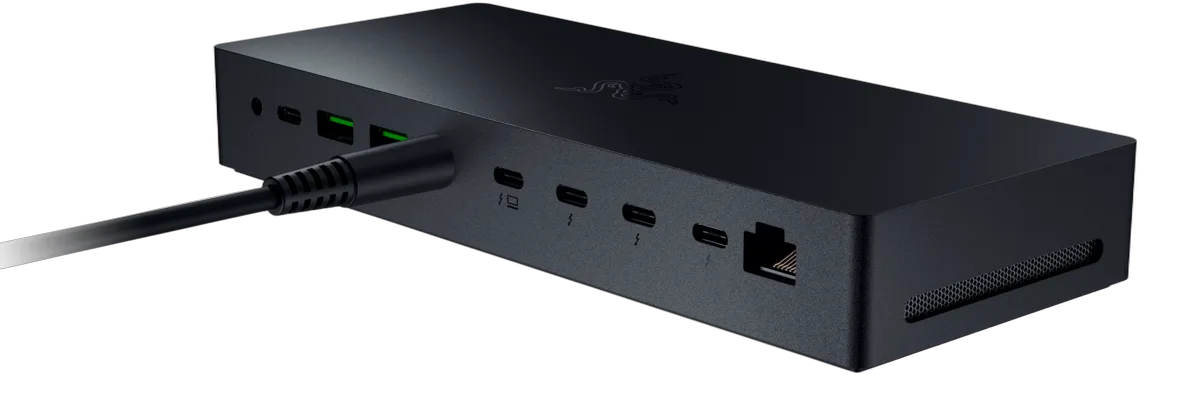 Razer Thunderbolt 5 Dock Chroma Noir - EU, vue 4