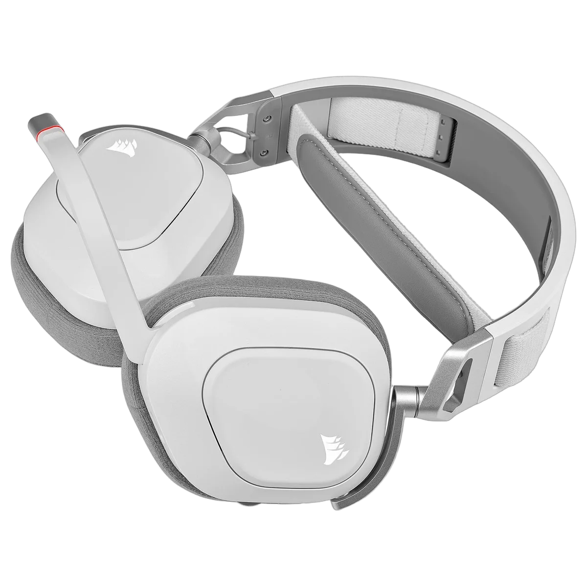 Corsair HS80 RGB Wireless - Blanc, vue 4