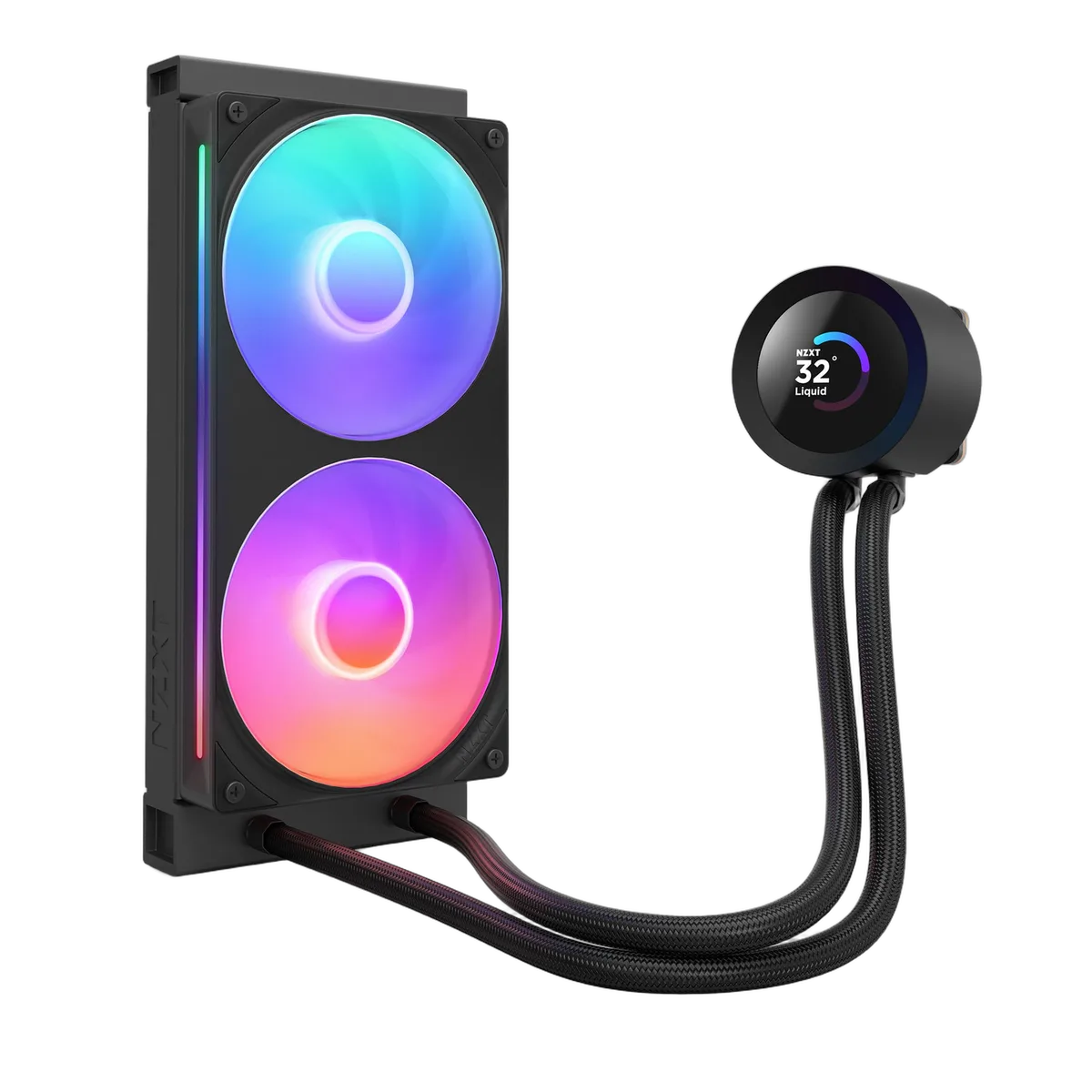 NZXT Kraken Plus 240 RGB - 240mm - Noir, vue 3