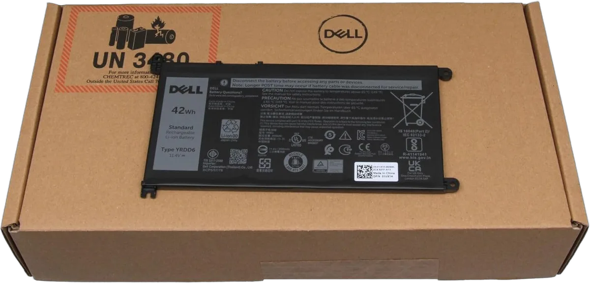 Compatible Batterie compatible DELL Latitude, vue 3