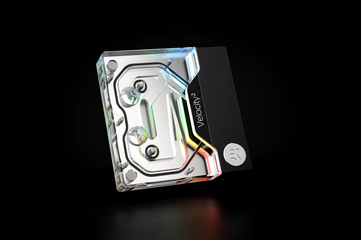 EK Water Blocks EK-Quantum Velocity² D-RGB Plexi - LGA 1700, vue 3