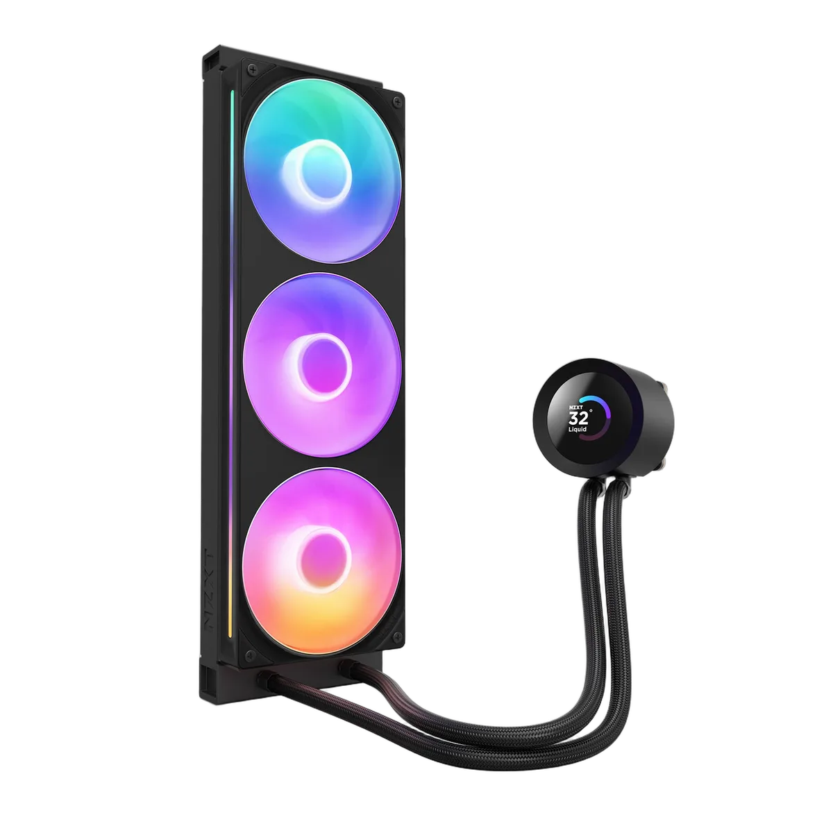 NZXT Kraken Plus 360 RGB - 360mm - Noir, vue 3