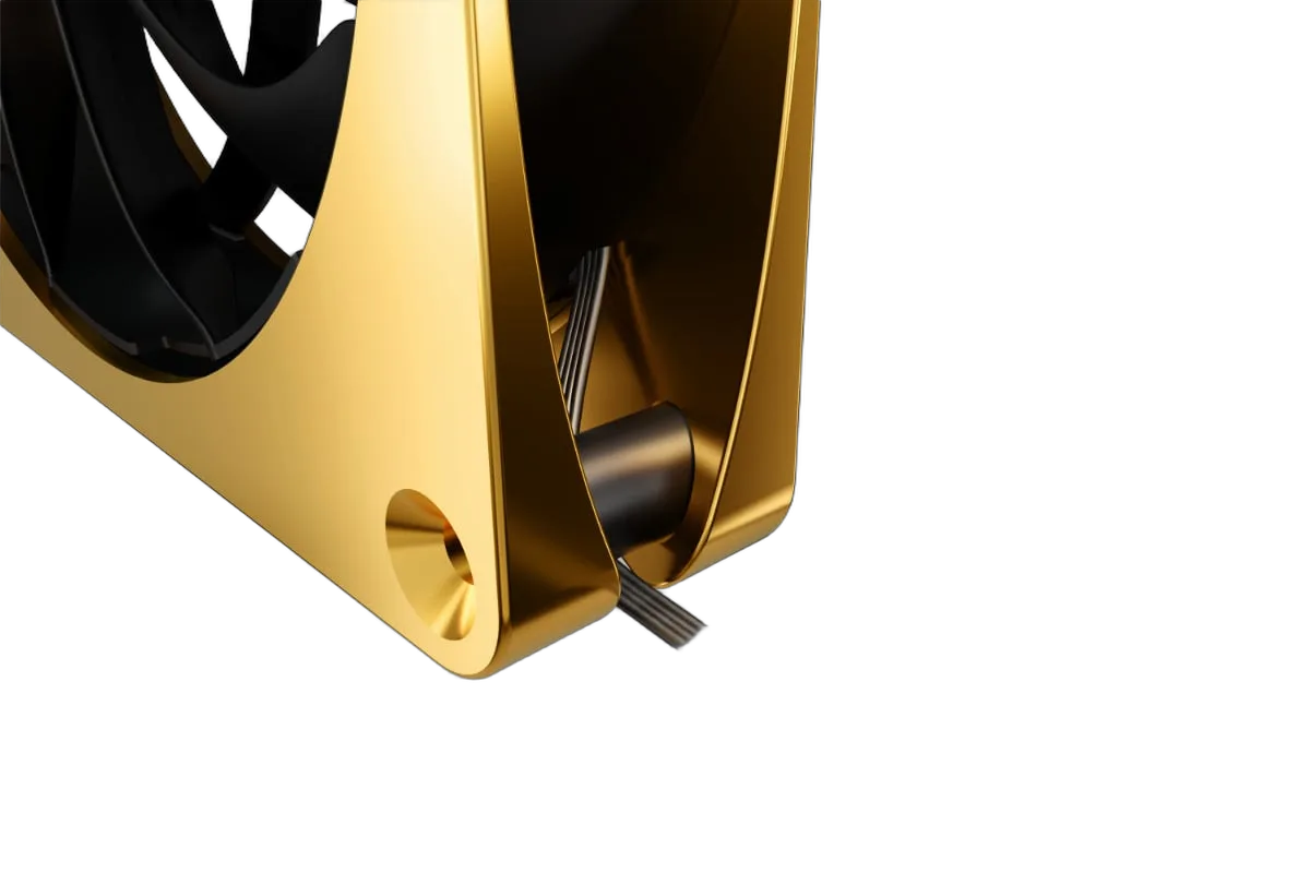 Alphacool Apex Stealth Metal 120mm - 2000rpm GOLD, vue 2