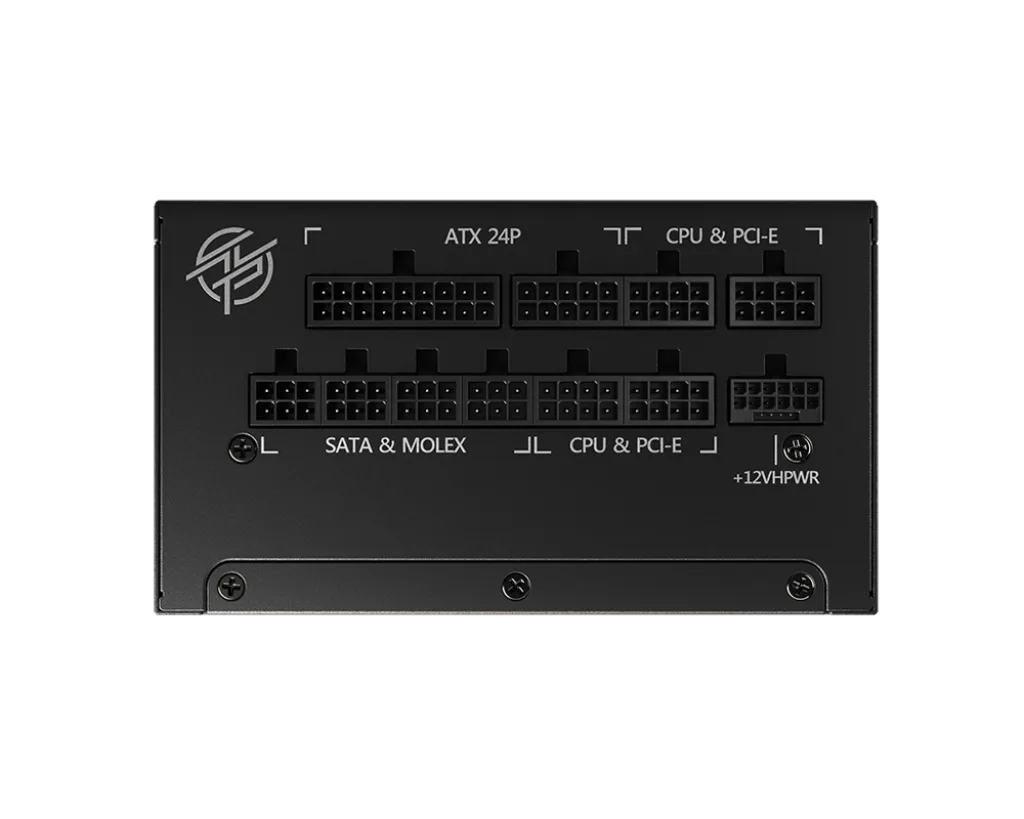 MSI ATX 850W - 80+ Gold - MPG A850GS PCIE5 Noir, vue 5
