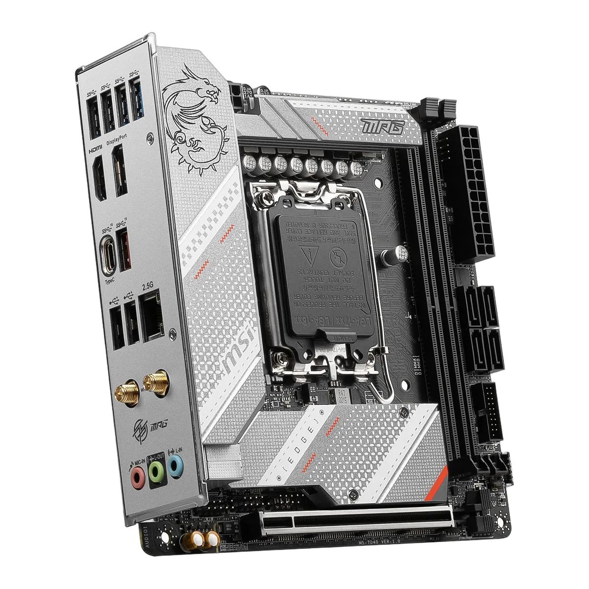 MSI MPG B760I EDGE WIFI, vue 4
