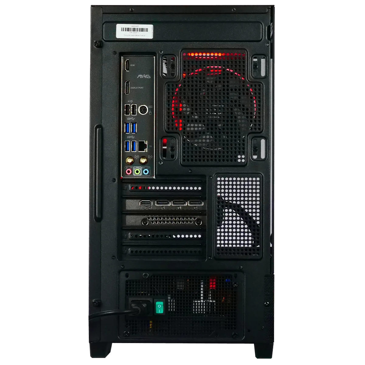 ARES - R7-5700X/5060Ti-8Go/32Go/1To, vue 6