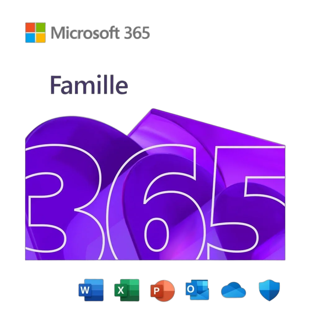 Microsoft 365 Famille - 1 an/ 6 personnes, vue 1