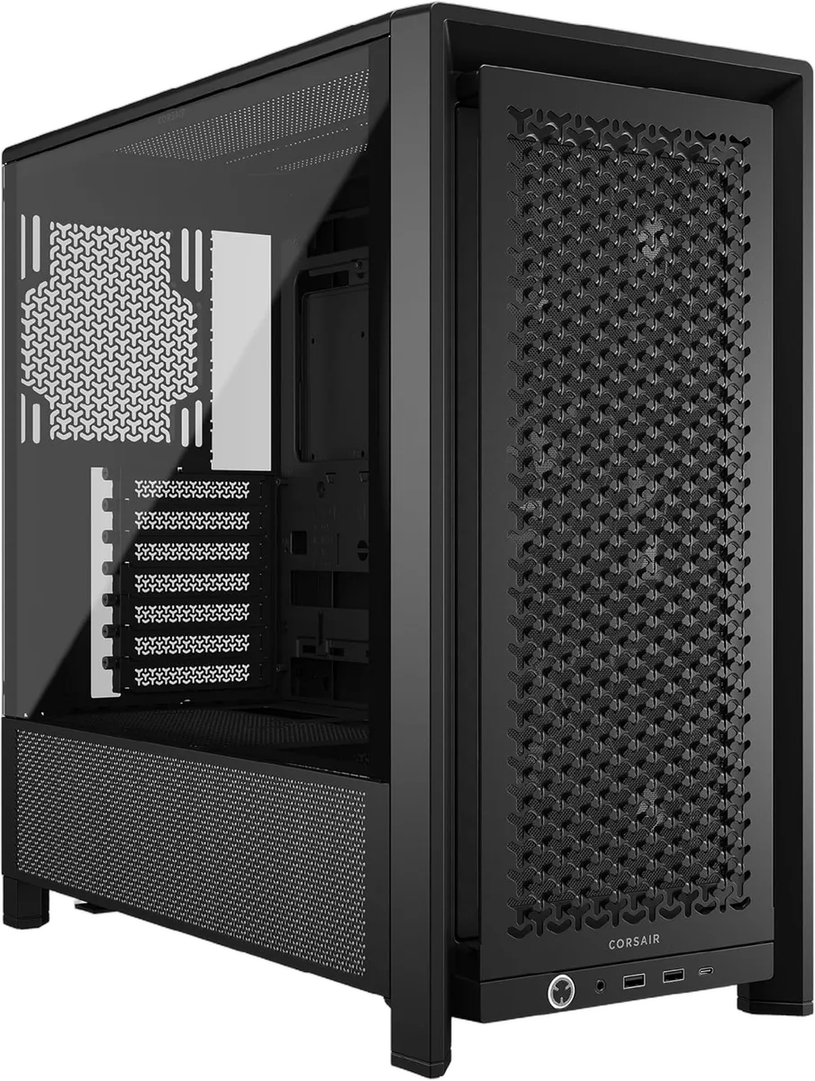 Corsair Frame 4000D RS  Noir - MT/Sans Alim/ATX, vue 1