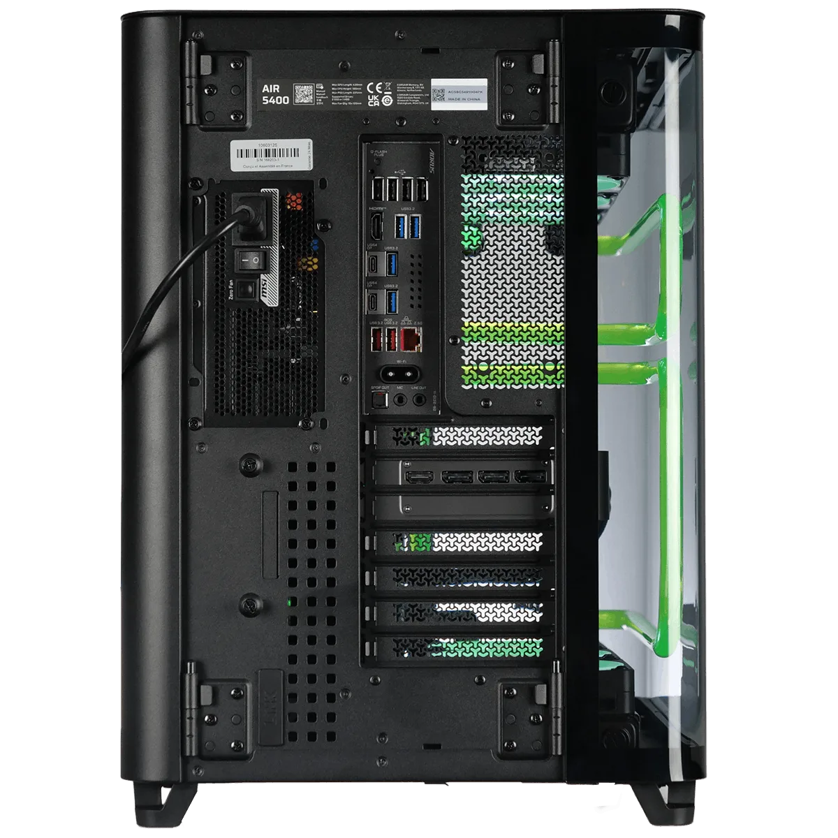WEAK - 9800X3D/64Go/2To/5090 WC, vue 6