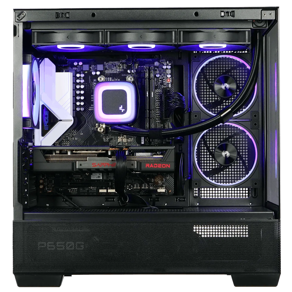 Lustria - R5-8400F/RX9060XT/32Go/1To, vue 2