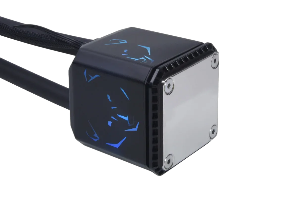 Alphacool Eisbaer Aurora 360mm CPU - Noir ARGB V1.1, vue 4