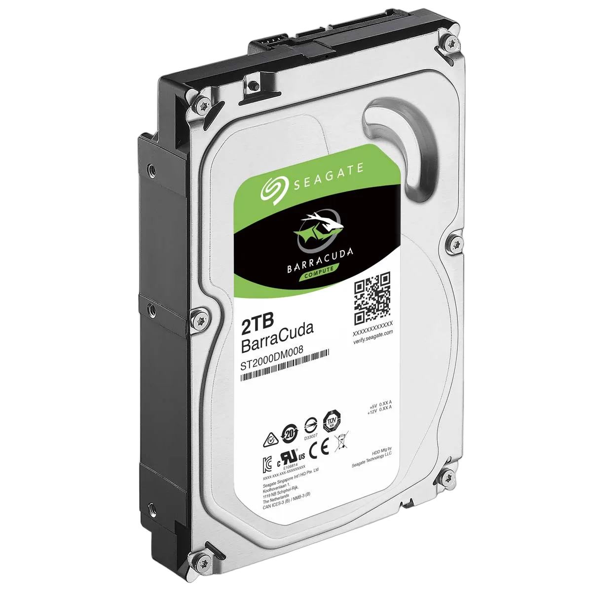 Seagate 2To BarraCuda - ST2000DM008, vue 4