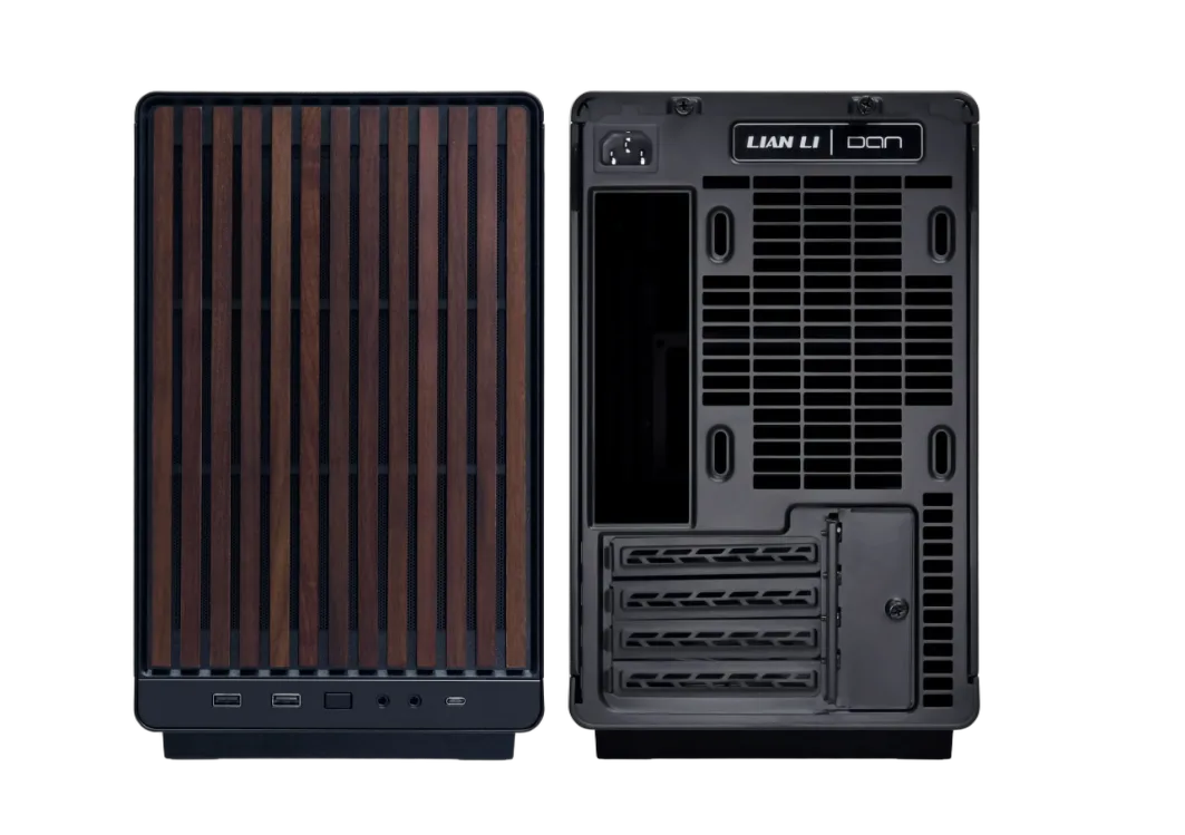 Lian-Li A3-mATX Wood Edition Noir - mT/SansAlim/mATX, vue 5