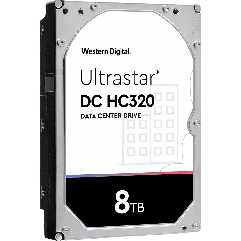 WD 8To SATA III 256Mo Ultrastar Data Center HC320 HUS728T8TALE6L4, vue 4