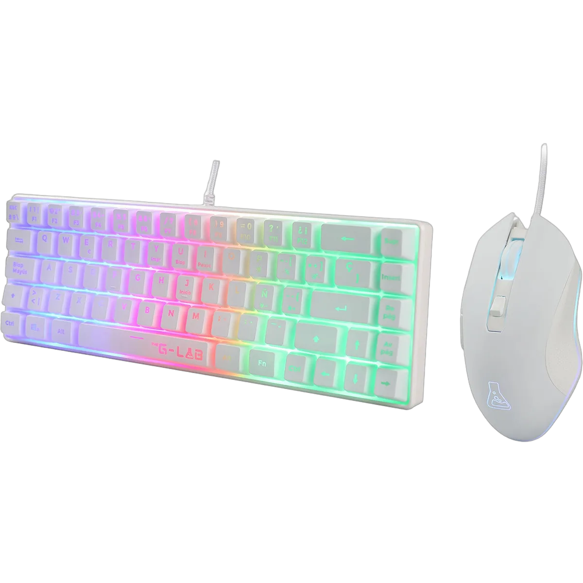 The G-LAB Gaming Combo - Keyz Hydrogen W + Kult Helium, vue 3