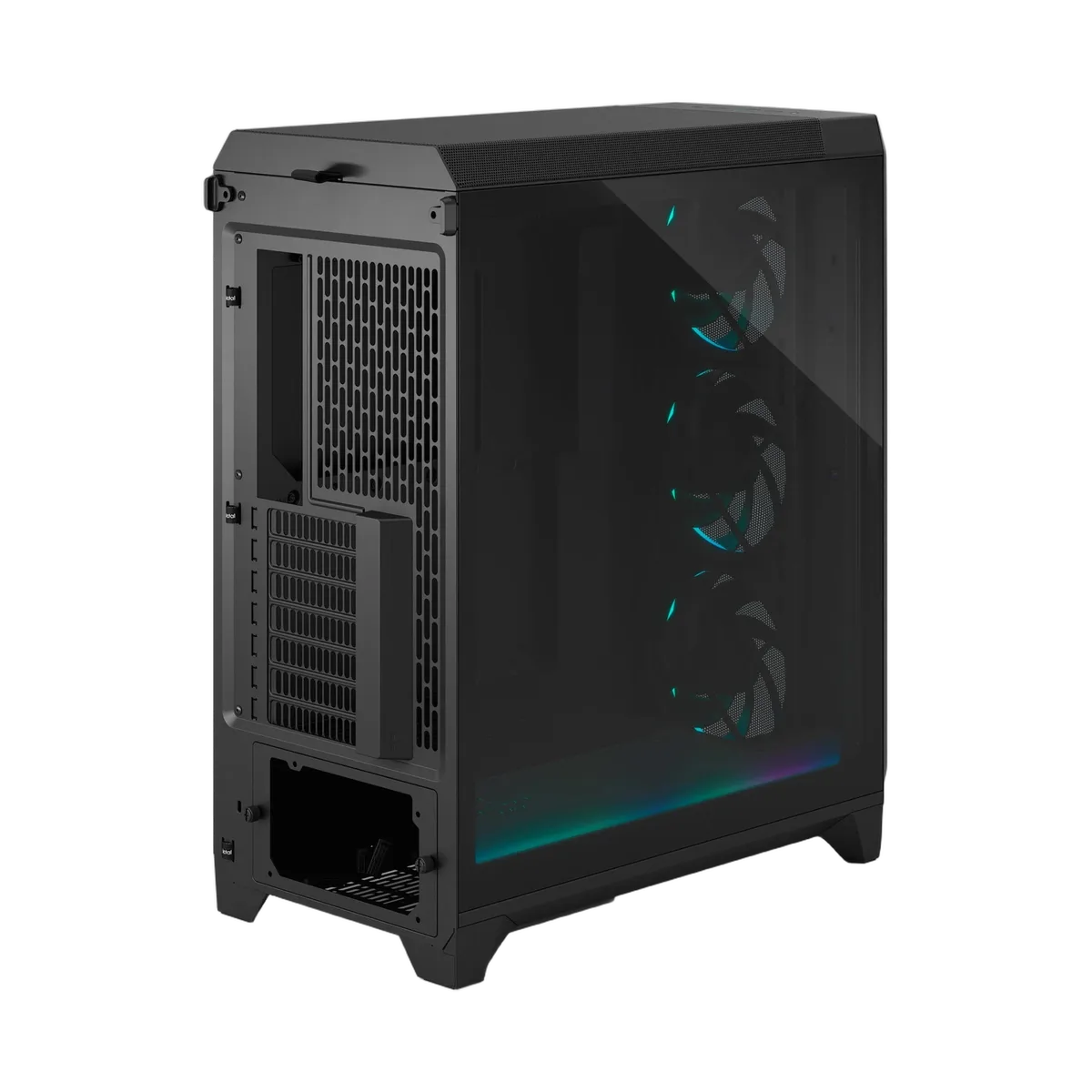Fractal Design Meshify 3 Ambience Pro RGB TG Light Tint Noir - MT/Sans Alim/E-ATX, vue 5