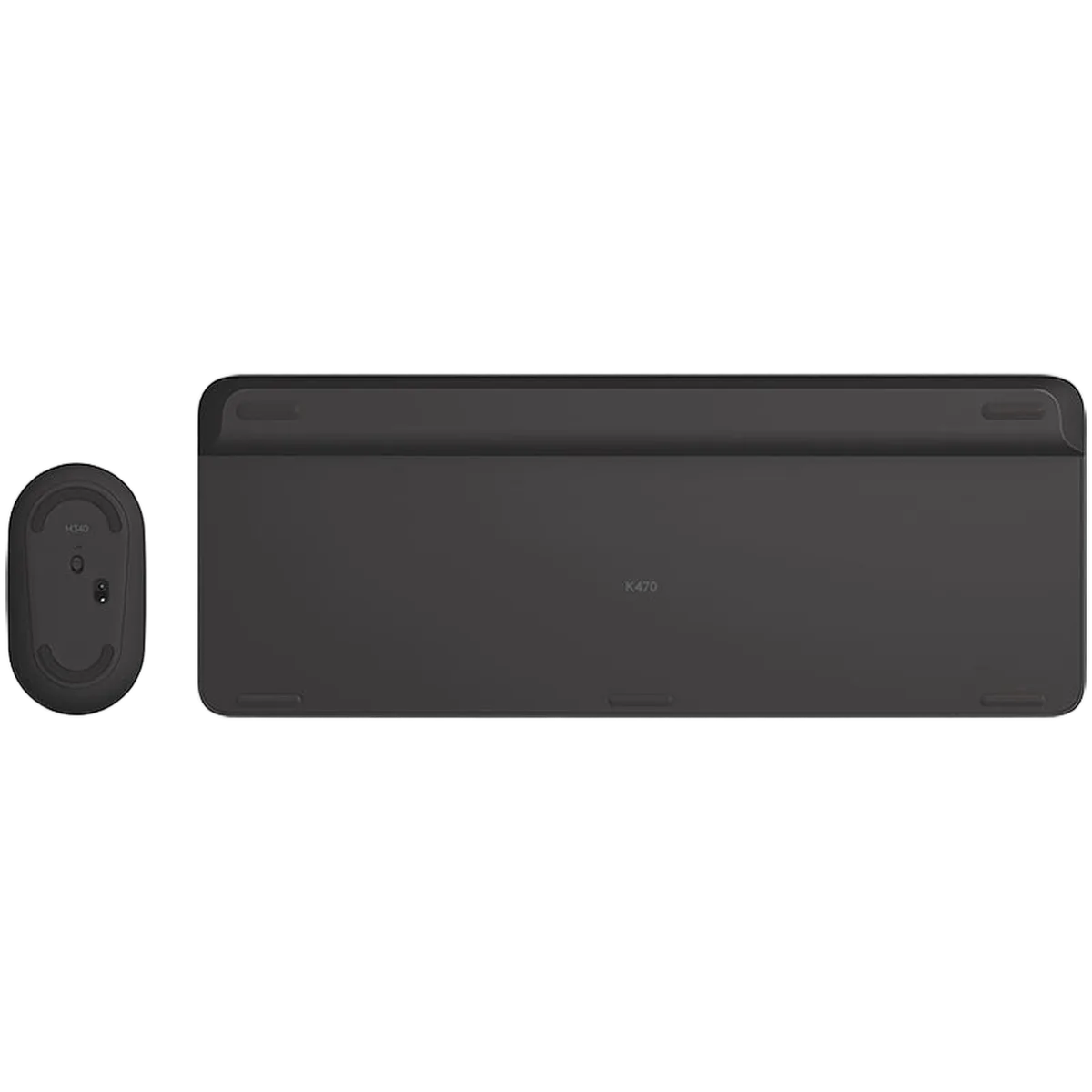 Logitech MK470 Graphite - Slim Wireless Combo, vue 2