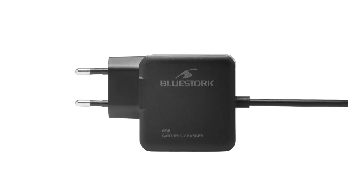 Bluestork Chargeur GaN/Power Delivery USB-C - 65W - 1,5m - Noir, vue 2