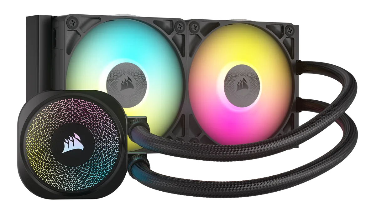 Corsair iCUE LINK TITAN 240 RX LCD AIO/240mm, vue 1