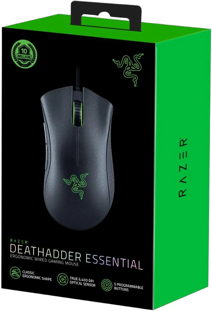 Razer DeathAdder Essential - Filaire - Noir, vue 3
