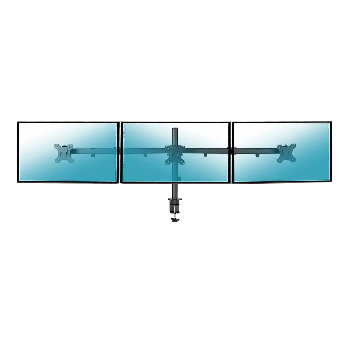 Kimex International Support bureau 3 écrans 13" à 27" VESA 100x100, vue 1
