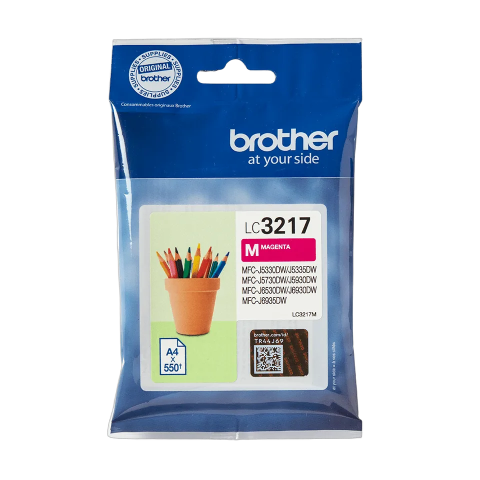 Compatible Brother Cartouche LC3217M Magenta, vue 1