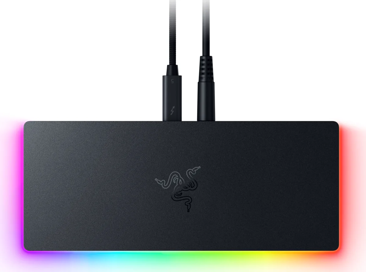 Razer Thunderbolt 5 Dock Chroma Noir - EU, vue 7