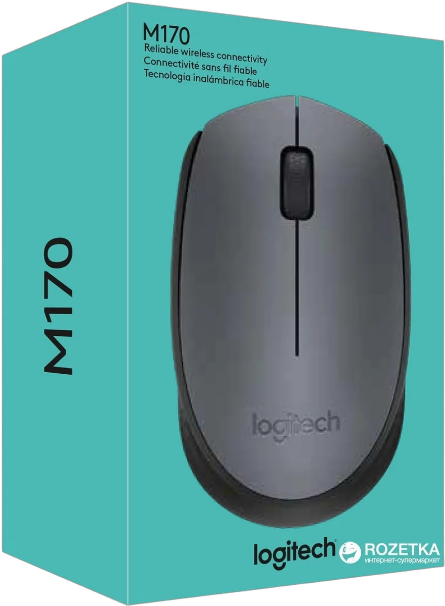 Logitech M170 - Sans-Fil - Noir, vue 1