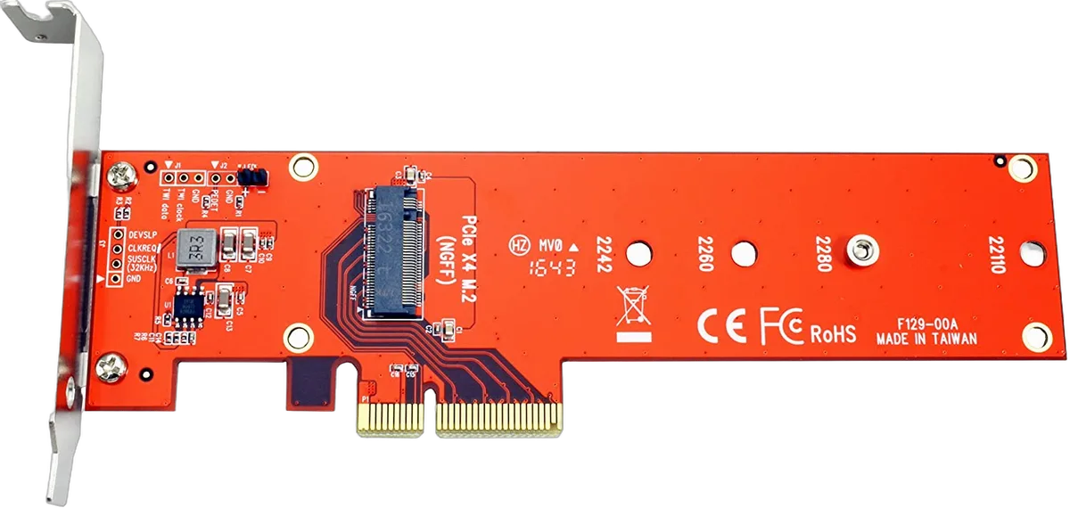 Roline - PCI-Express 4x pour un SSD M.2 NVMe, vue 2