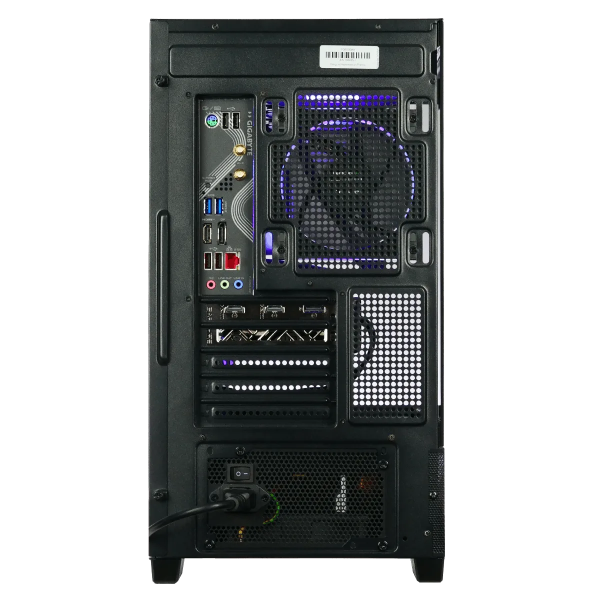 Lustria - R5-8400F/RX9060XT/32Go/1To, vue 6