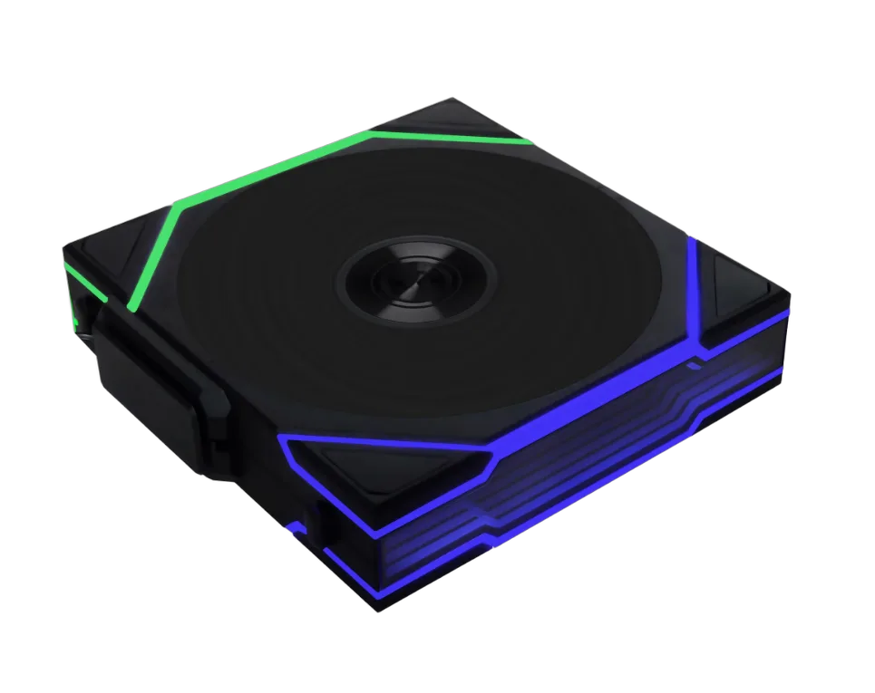 Lian-Li UNI FAN TL Sans fil LCD ARGB PWM RB - 120mm - Noir, vue 1