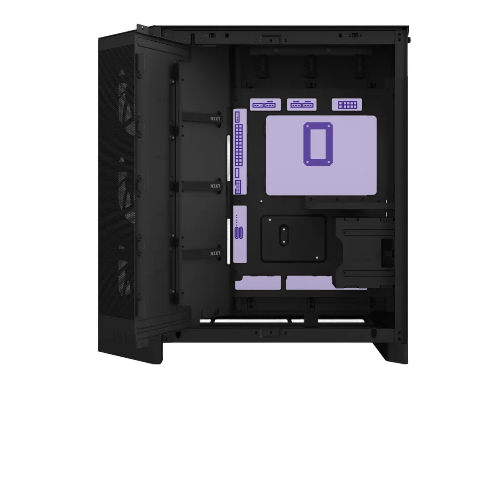 NZXT H9 Flow RGB Noir - MT/Sans Alim/E-ATX, vue 13