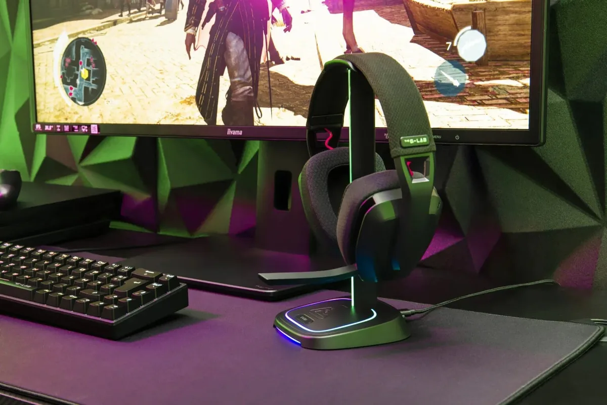 The G-LAB K-Stand Neon RGB Hub - Noir, vue 5