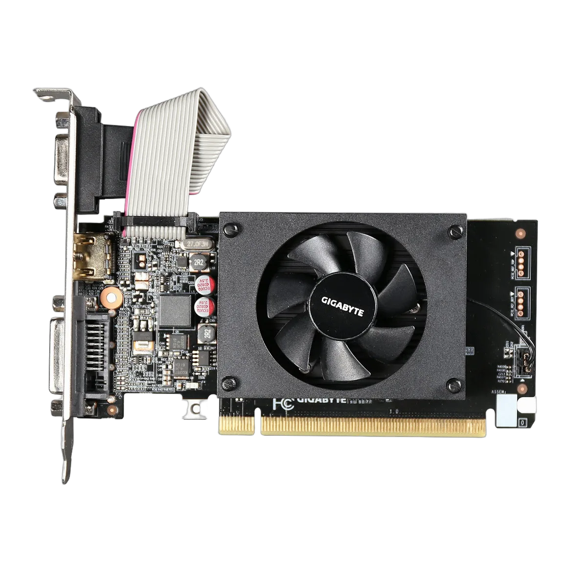 Gigabyte GeForce GT 710 GV-N710D3-2GL, vue 3