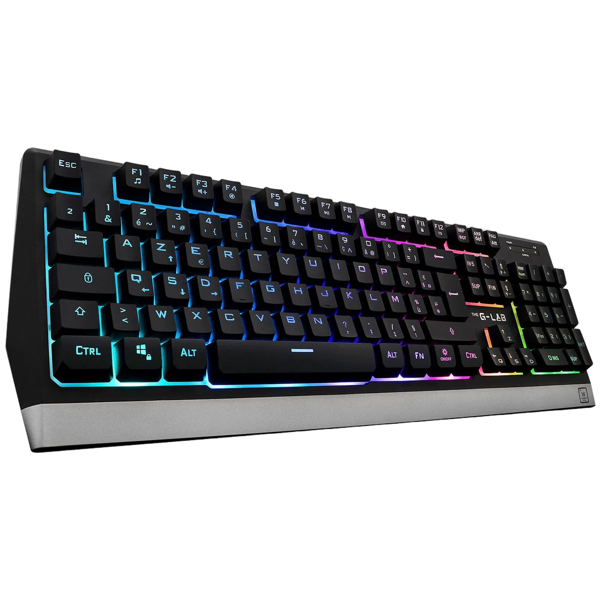 The G-LAB Combo Tungsten - Souris/clavier/sans fil/RGB, vue 3