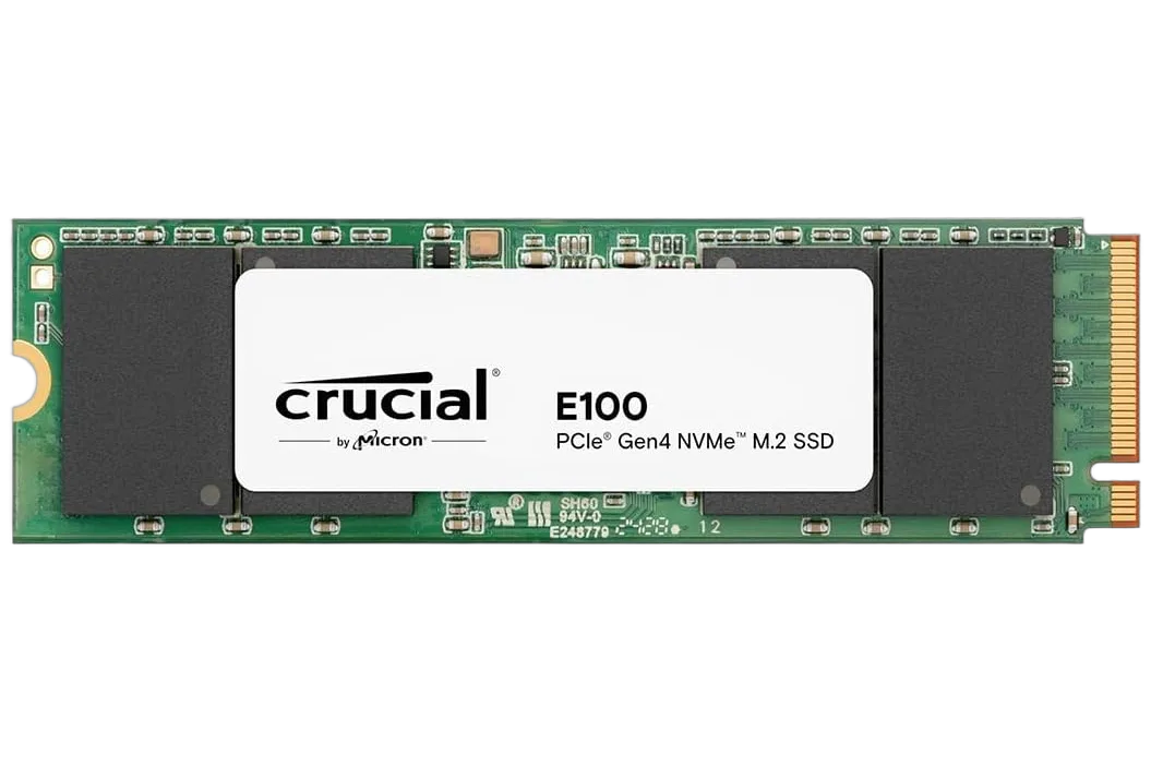 Crucial E100 500Go M.2, vue 1