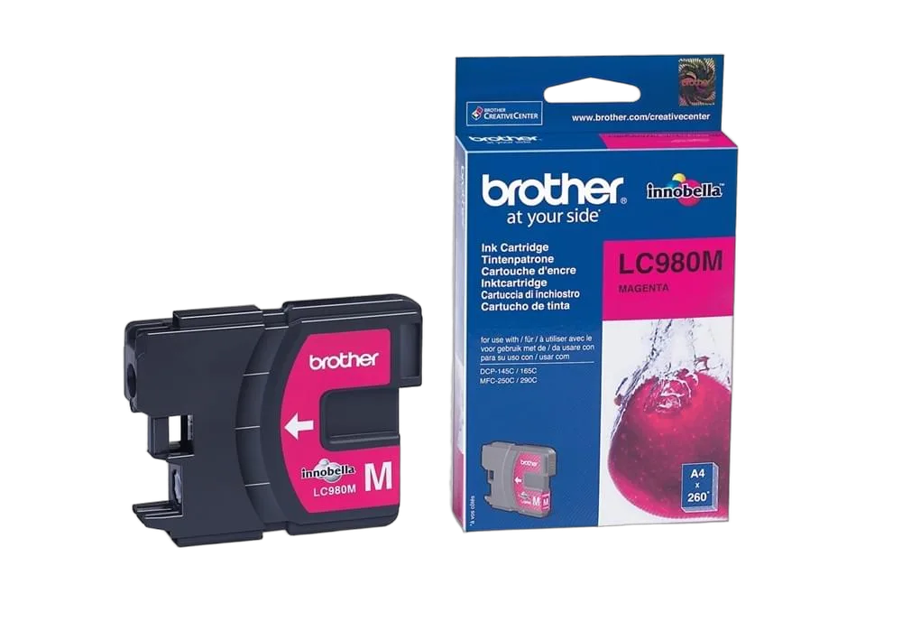 Brother Cartouche LC980M Magenta, vue 1