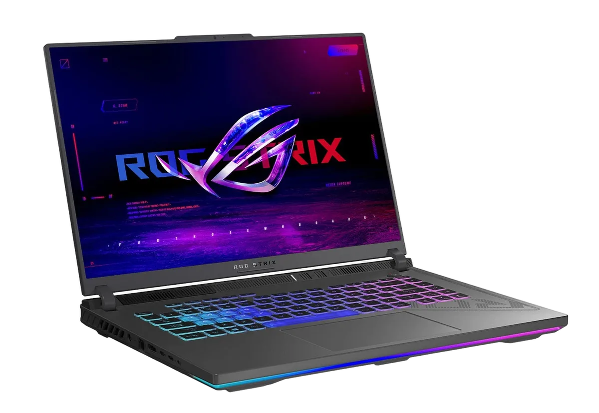 Asus ROG STRIX G16 - 16" FHD+ 165Hz Ryzen 9 8940HX RTX 5060 16Go 512Go W11, vue 2