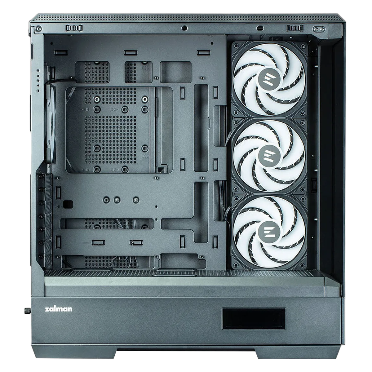 Zalman P50 DS RGB Noir - MT/Sans Alim/ATX, vue 2