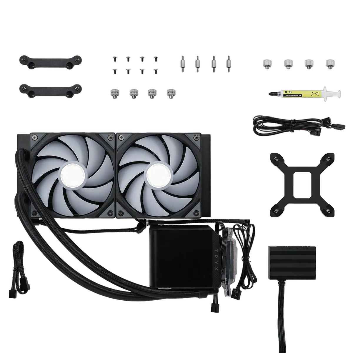 TRYX PANORAMA ARGB 240 - Noir, vue 5