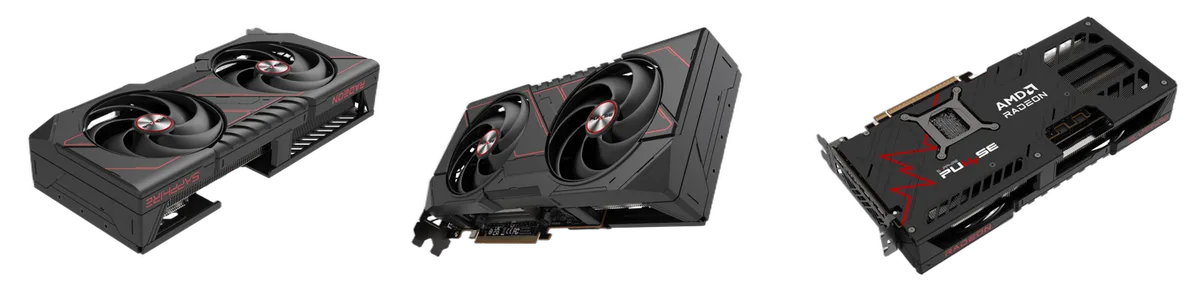 Sapphire Pulse AMD RX 9070 GRE OC 12Go, vue 2