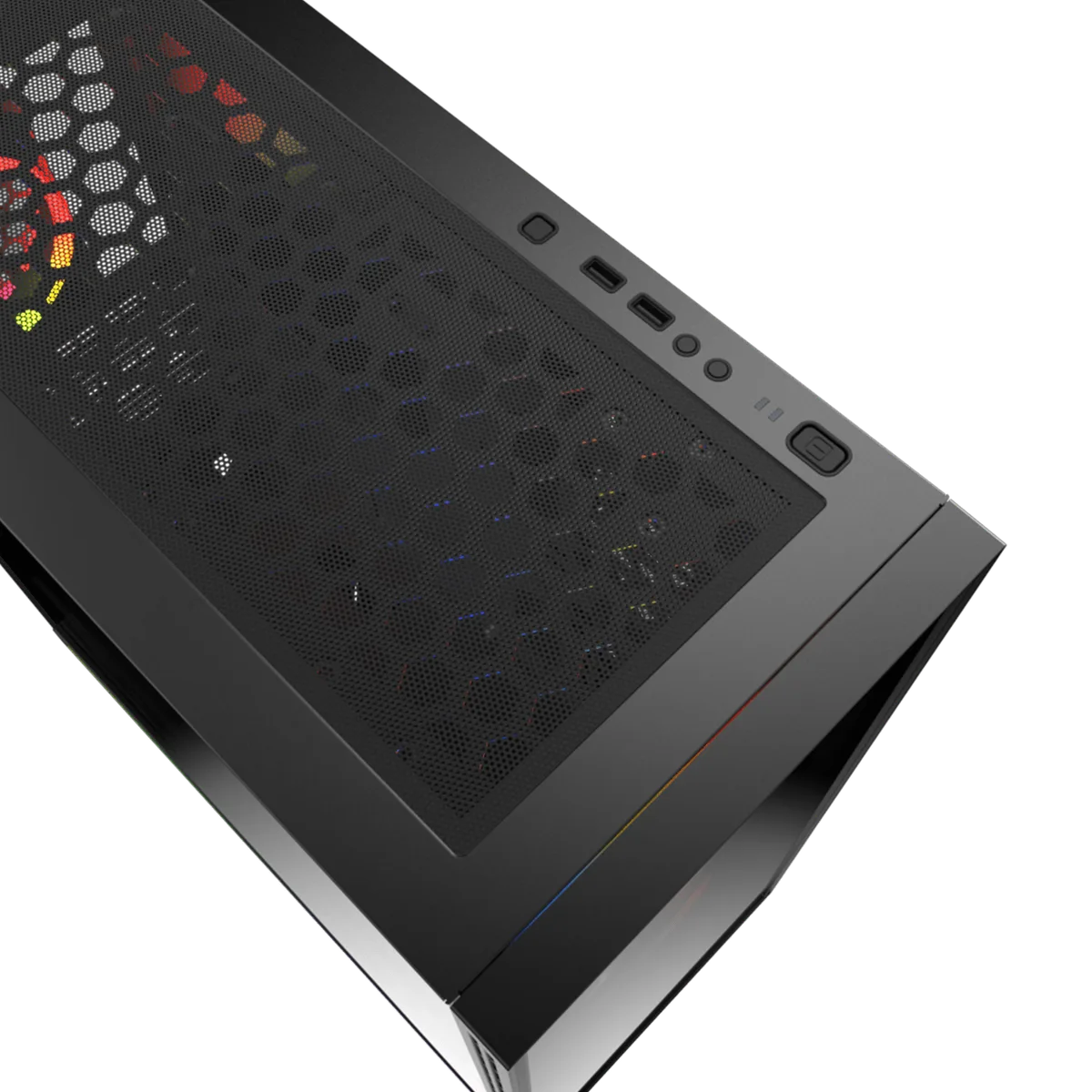 M.RED BLACK DESTROYER Glass-G - ARGB - MT/ATX, vue 4
