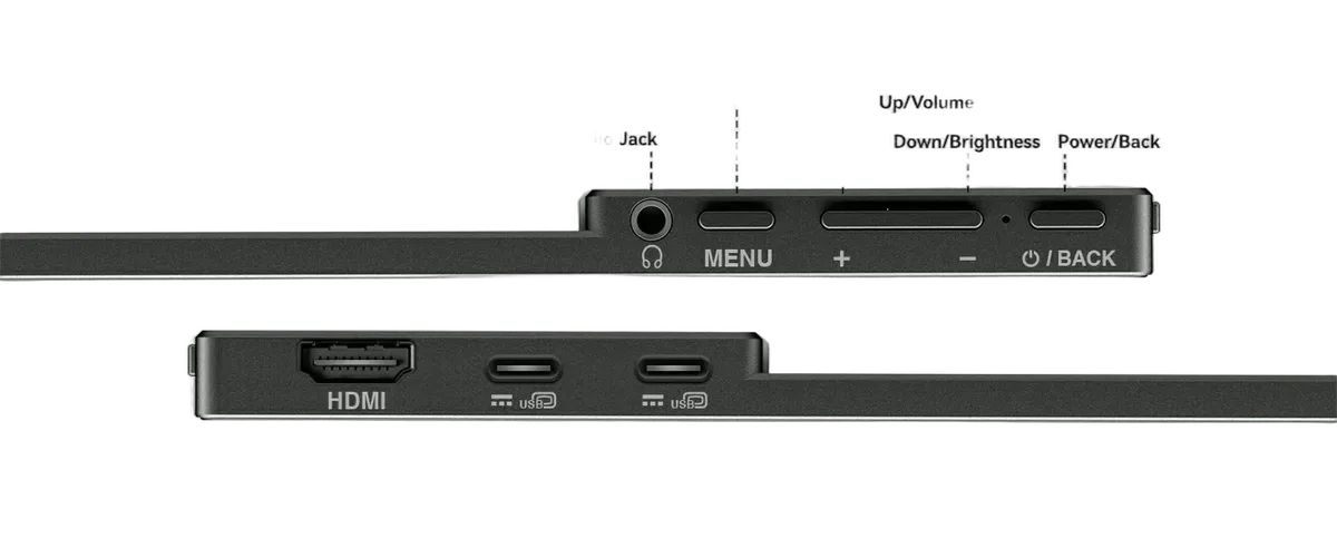 HKC V16 - 15.6" FHD 2x USB-C HDMI HP avec Cover, vue 5